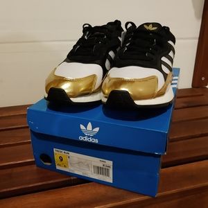 Adidas tresc run white black gold